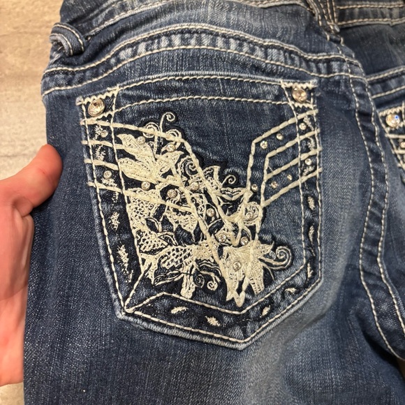 Vigoss Chelsea Slim Boot Cut Jeans - Picture 8 of 8